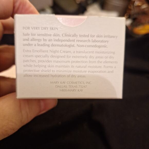 Mary Kay EXTRA EMOLLIENT Night Cream 2.5 oz Jar NEW In Box - Picture 5 of 5